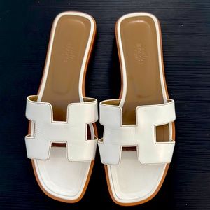 Hermes sandals sides 39 1/2 Made in Italy